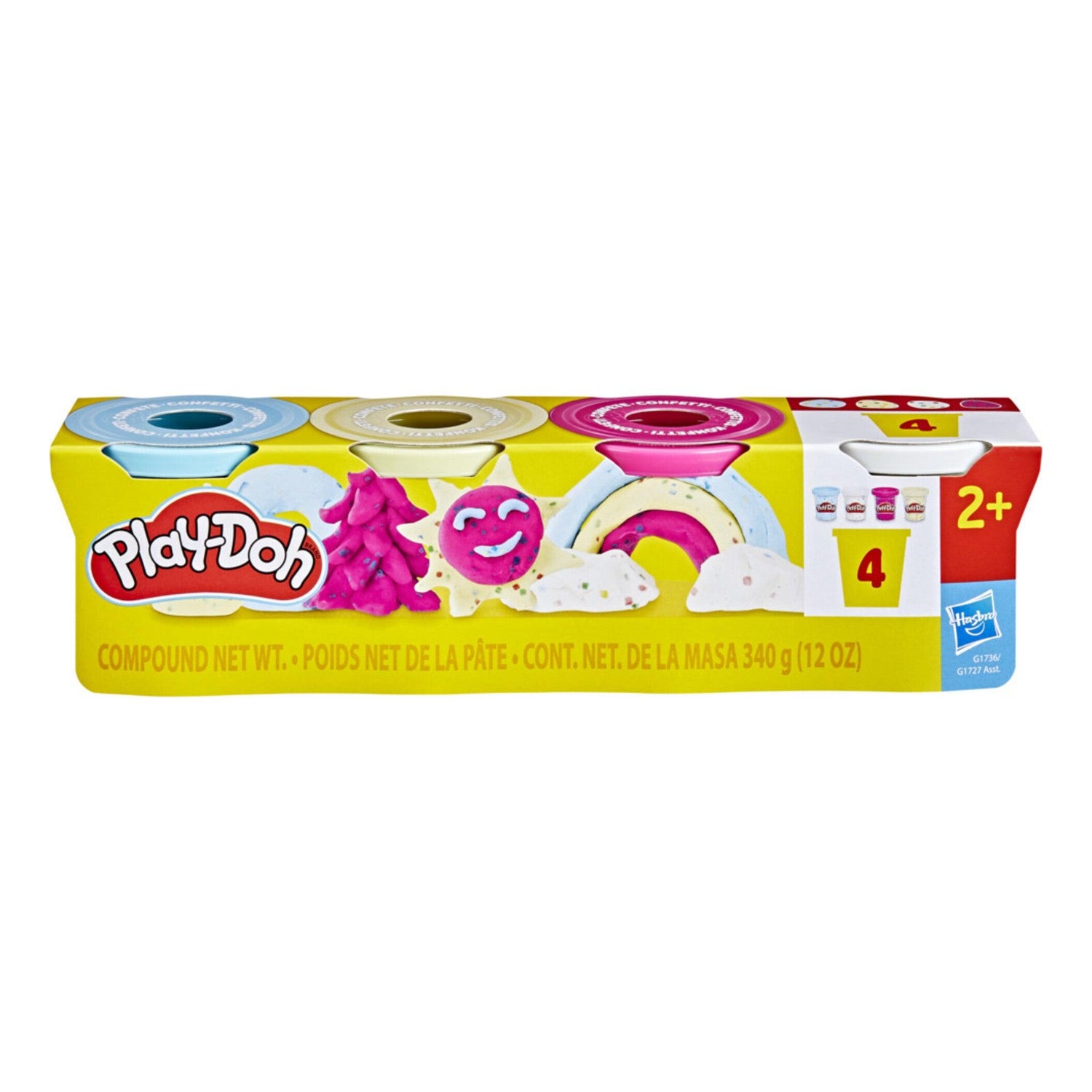 Play-Doh - Conjunto 4 Potes (várias cores)