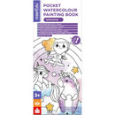 Livro de Pintura com Aguarelas - Unicorns