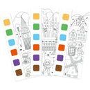 Livro de Pintura com Aguarelas – Mundo