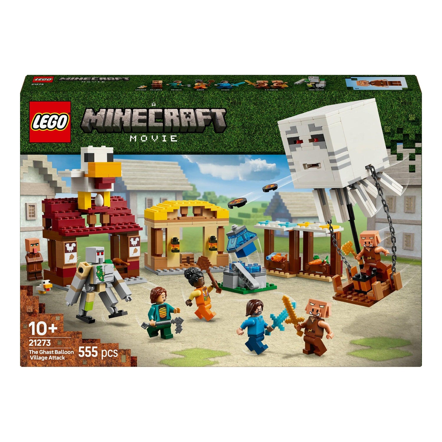LEGO Minecraft - O Ataque à Aldeia do Balão Ghast - 21273