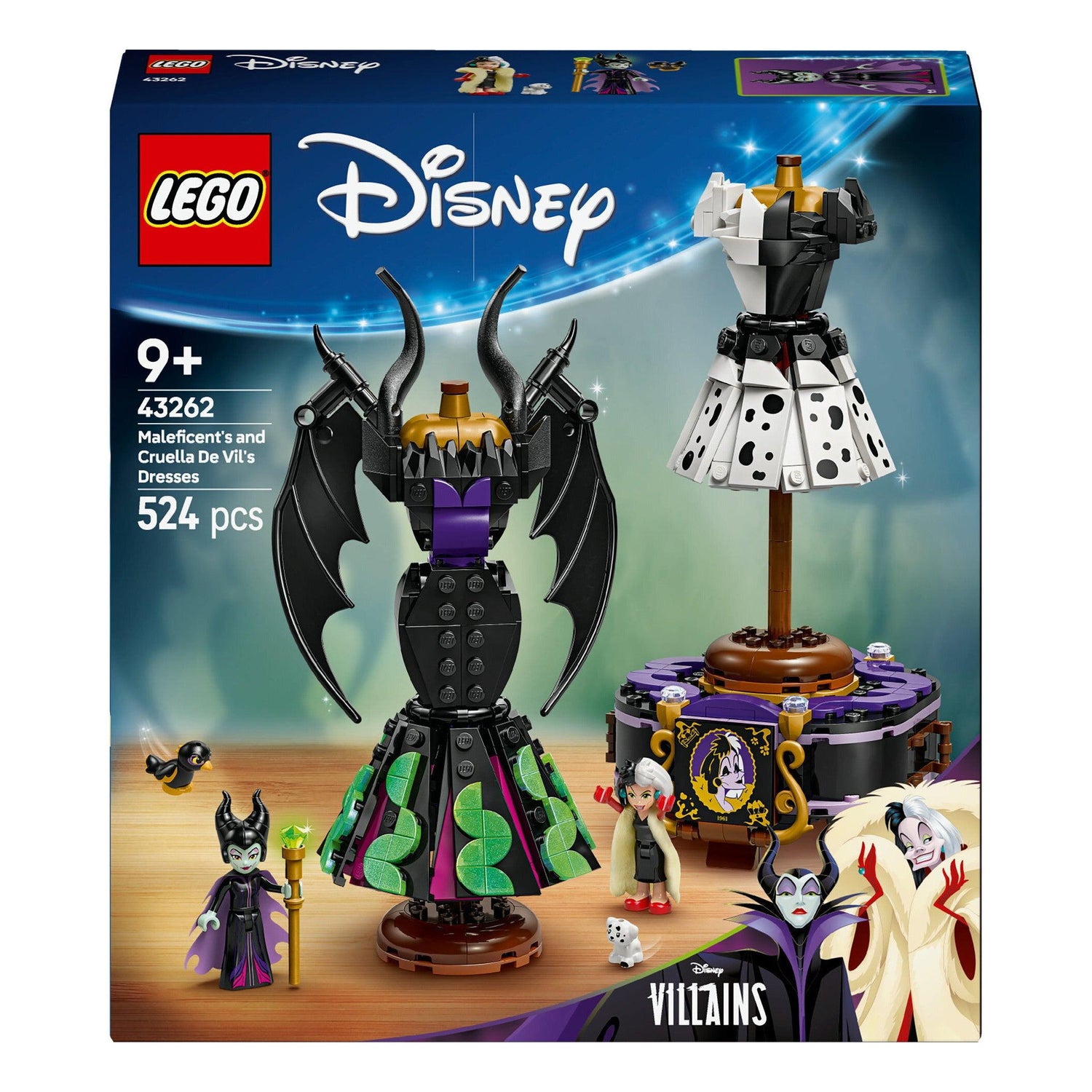 LEGO Disney - Vestidos da Maléfica e da Cruella De Vil - 43262