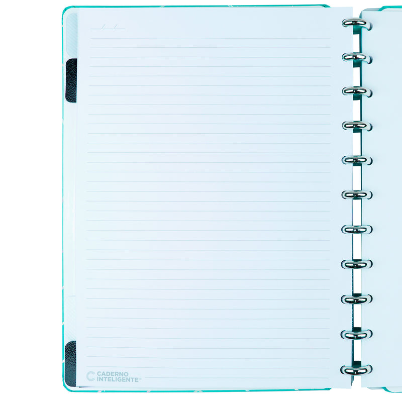 Caderno Inteligente A4 Azul Turquesa Love