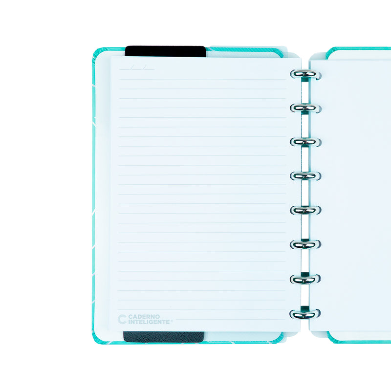 Caderno Inteligente A5 Azul Turquesa Love