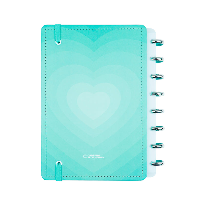 Caderno Inteligente A5 Azul Turquesa Love