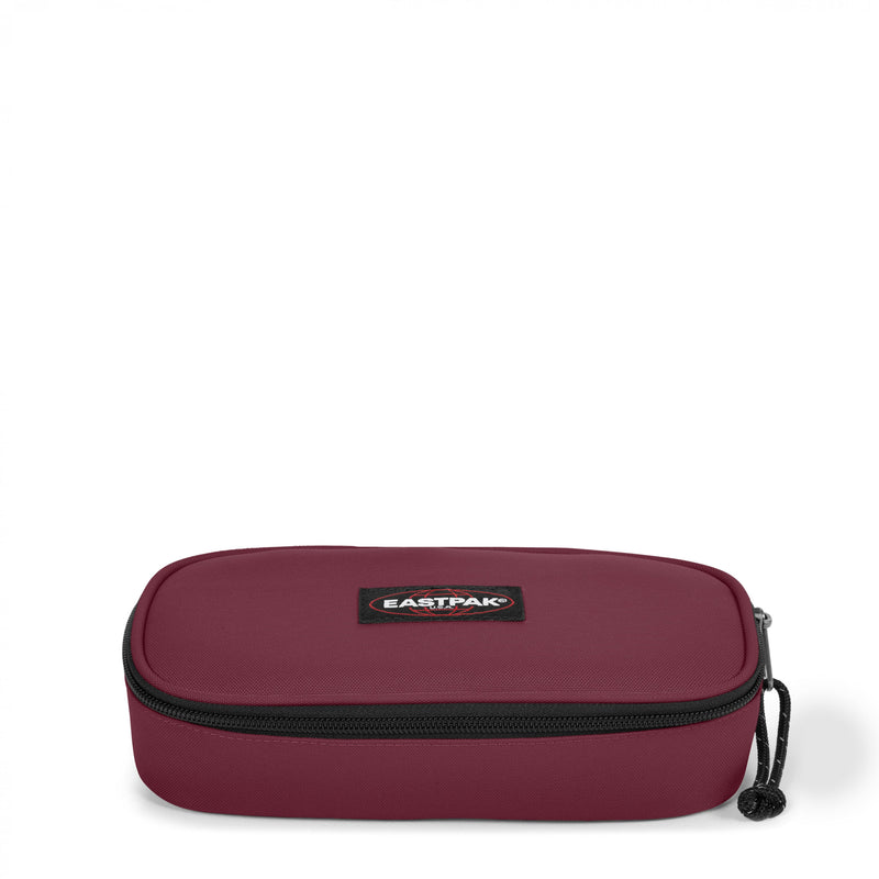 Estojo Oval Single -  Maroon Burgundy