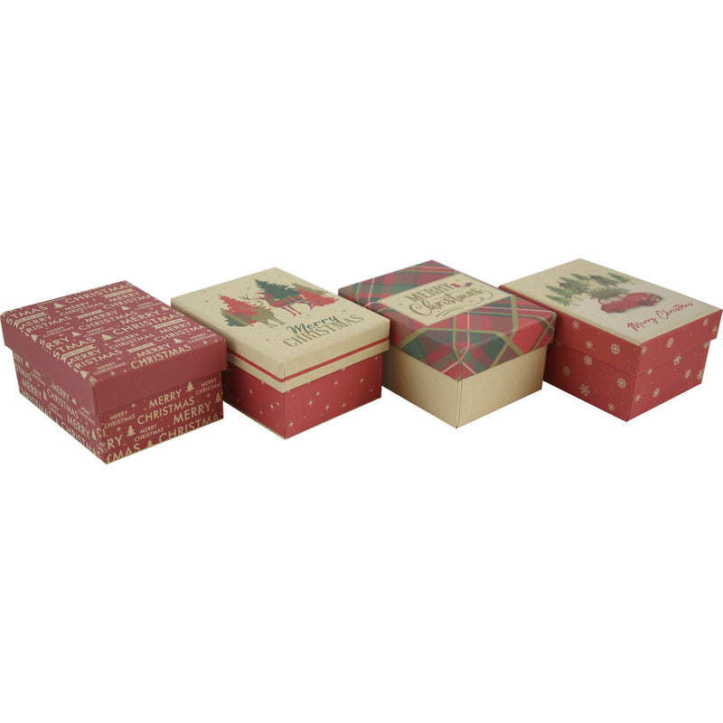 Caixa Natal Presente Kraft Médio Note!