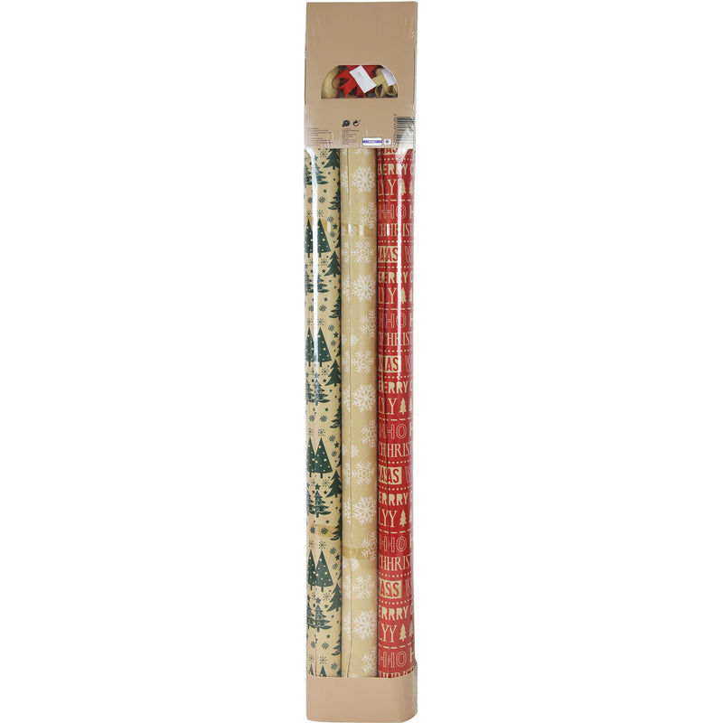 Conjunto Embrulho 3Rolo+4Laço+2Fita Note!