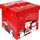 Caixa Natal Flat Com Etiqueta+Laço Note!