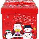 Caixa Natal Flat Com Etiqueta+Laço Note!