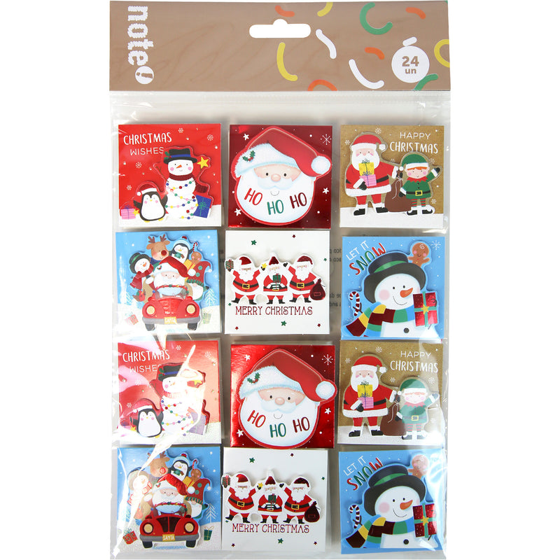 Etiquetas Natal 24 Unidades Note!