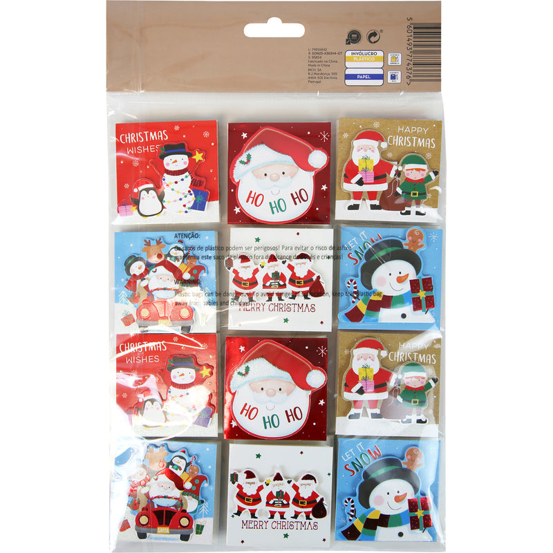 Etiquetas Natal 24 Unidades Note!