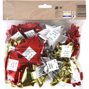 Laços Natal Metalizado 24 Unidades Note!