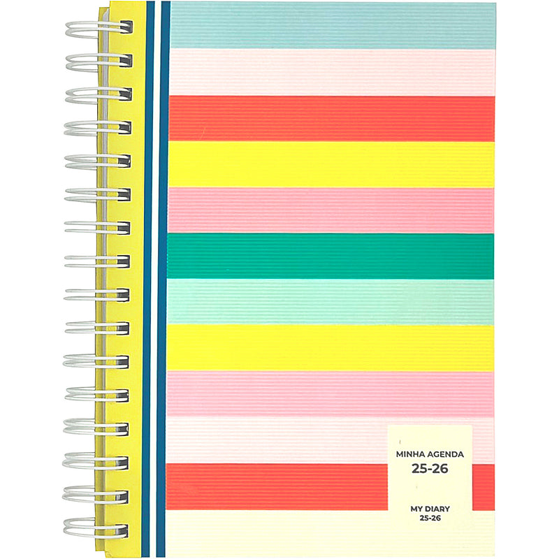 Agenda A5 2026 Espiral 16M Semanal Geometric Note!