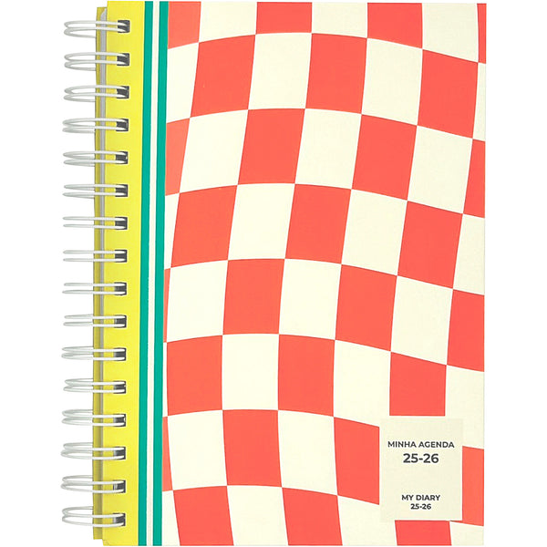 Agenda A5 2026 Espiral 16M Semanal Geometric Note!
