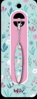 Porta-Chaves Caneta - Mint Bloom