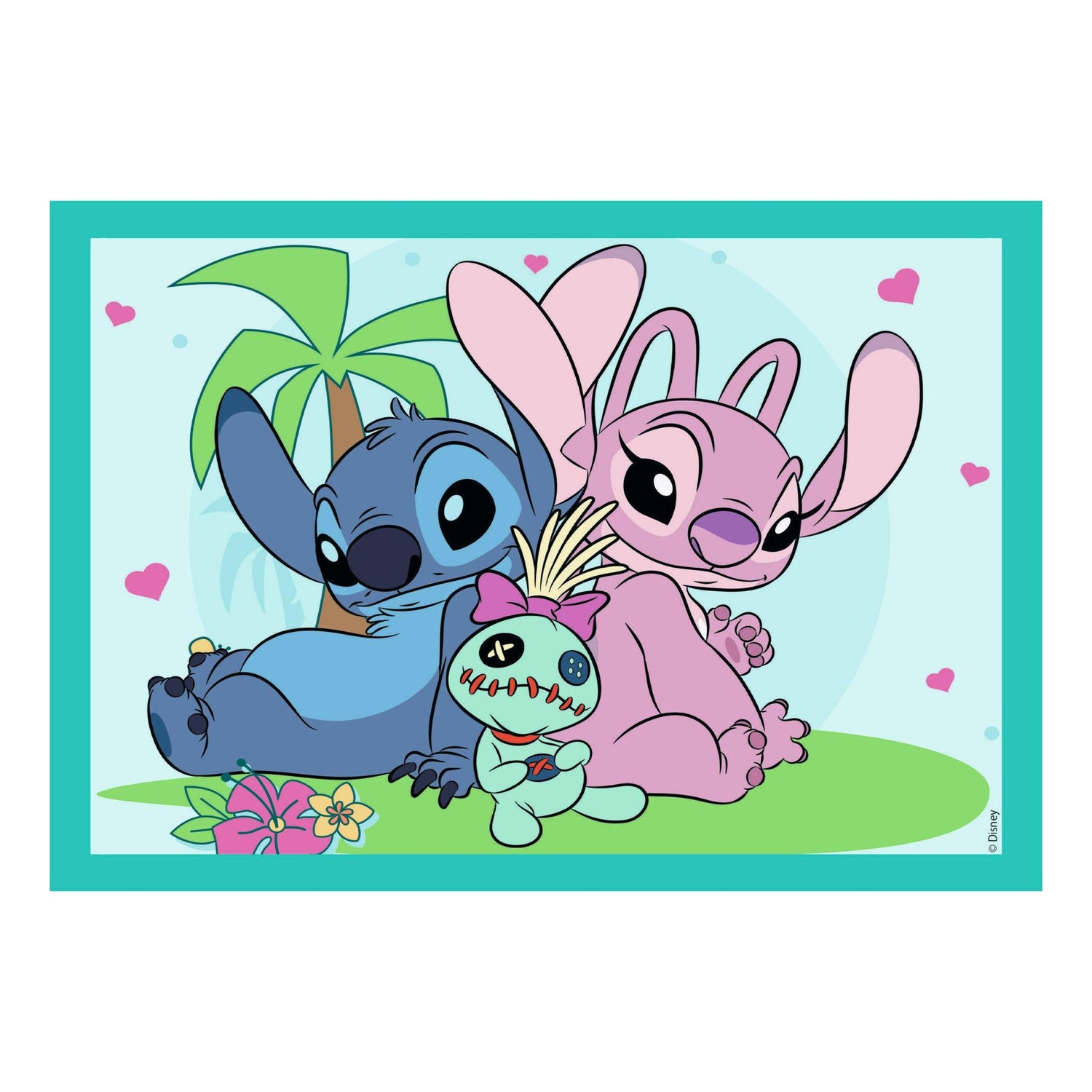 Clementoni - Puzzle 4 Em 1 Stitch
