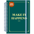 Agenda A6 2026 Espiral 12 Meses Semanal Check Note!