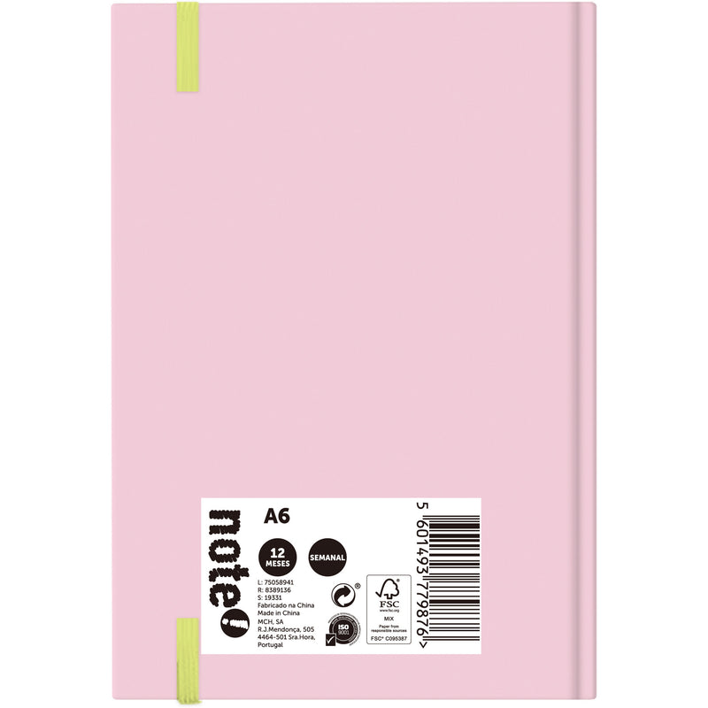 Agenda A6 2026 12 Meses Semanal Essential Note!
