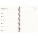 Agenda A5 2026 Espiral 12 Meses Semanal Flowers Note!