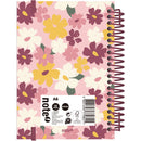 Agenda A6 2026 Espiral 12 Meses Semanal Flowers Note!