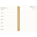 Agenda A5 2026 Espiral 12 Meses Semanal Squares Note!