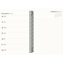 Agenda A5 2026 Espiral 12 Meses Semanal Squares Note!