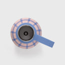 Garrafa Térmica - Quadrados Azul E Rosa