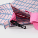 Bolsa Quadrados Azul Rosa - Hello Sunshine