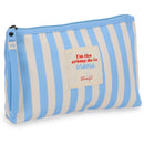 Nécessaire Riscas Azul Bege - I'M Crème