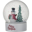 Globo Médio Branco Boneco De Neve