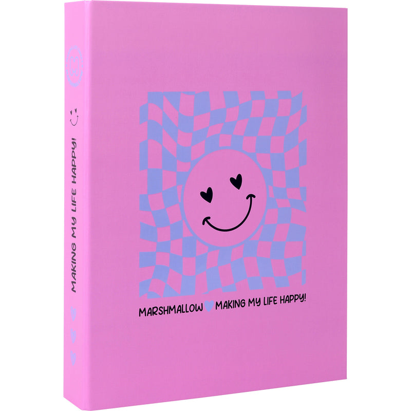 Pasta Arquivo A4 Smiley Chess Marshmallow