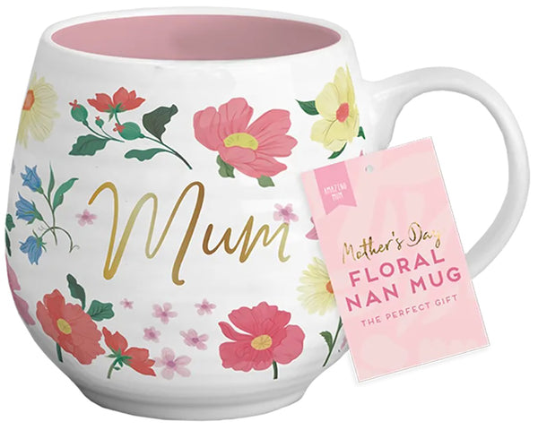 Caneca Floral - Mãe