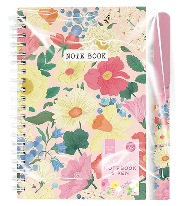 Conjunto Caderno A5 E Caneta - Mãe