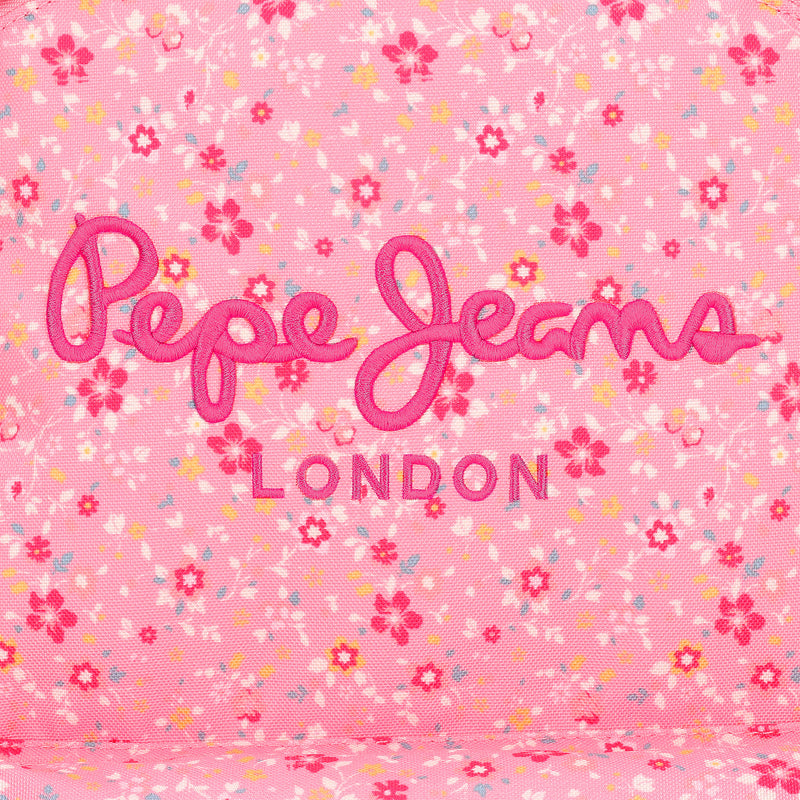 Estojo Triplo Alenka Rosa Pepe Jeans