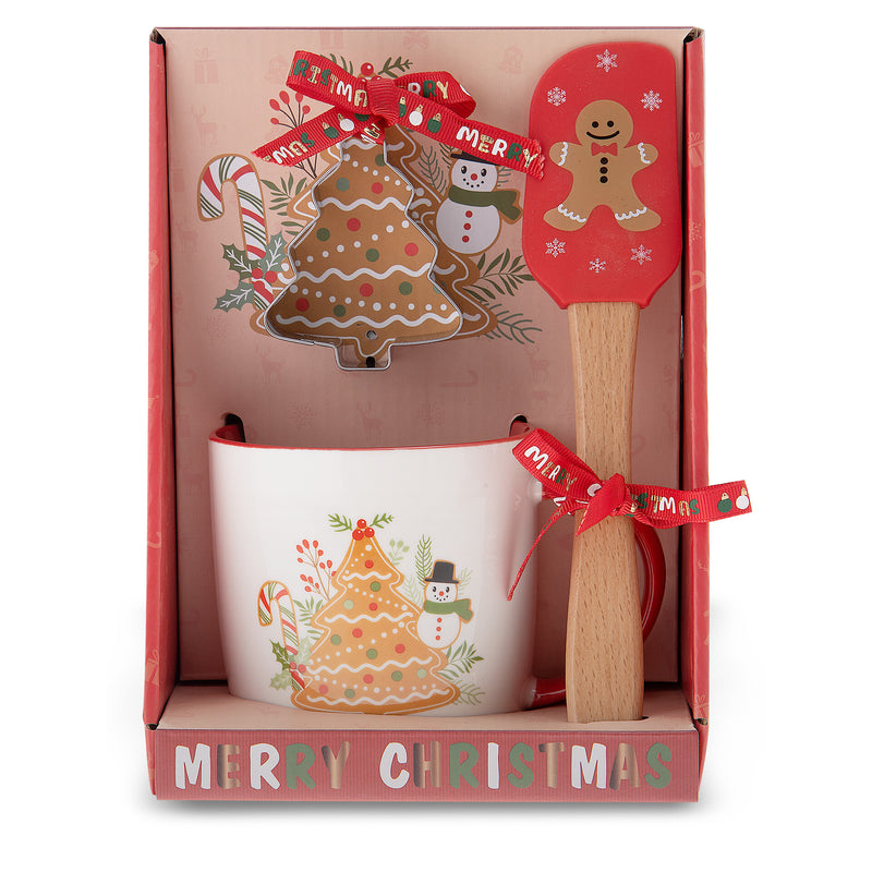 Caneca Arvore Natal C/Forma E Rapador