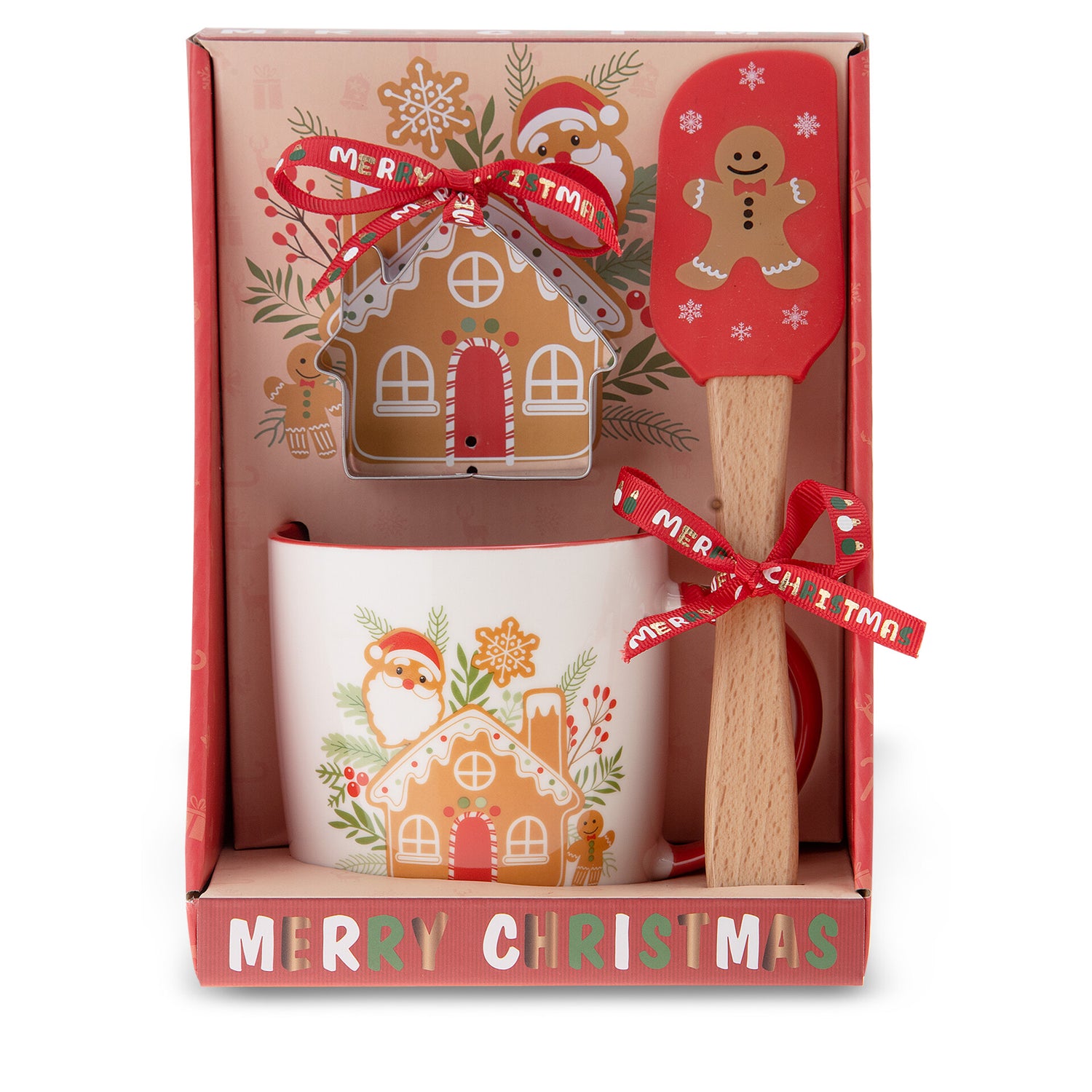 Caneca Casa Gingerbread com forma e espátula