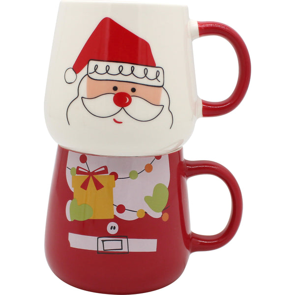 Conjunto 2 Canecas Pai Natal