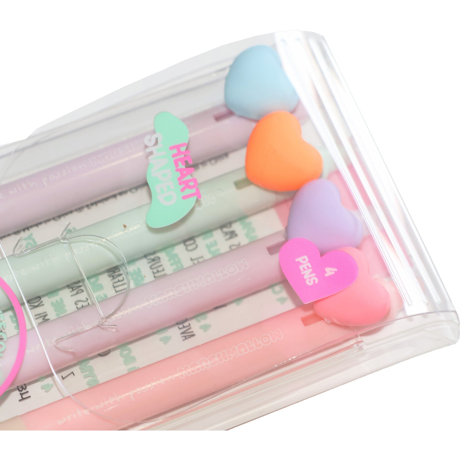 Esferográfica de Tinta Gel Coração Marshmallow