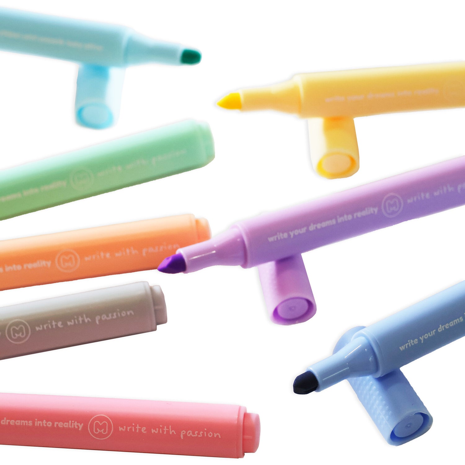Marcador Fluorescente Pastel Marshmallow