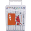 Conjunto 48 Marcadores Ponta Dupla Base Álcool Note!