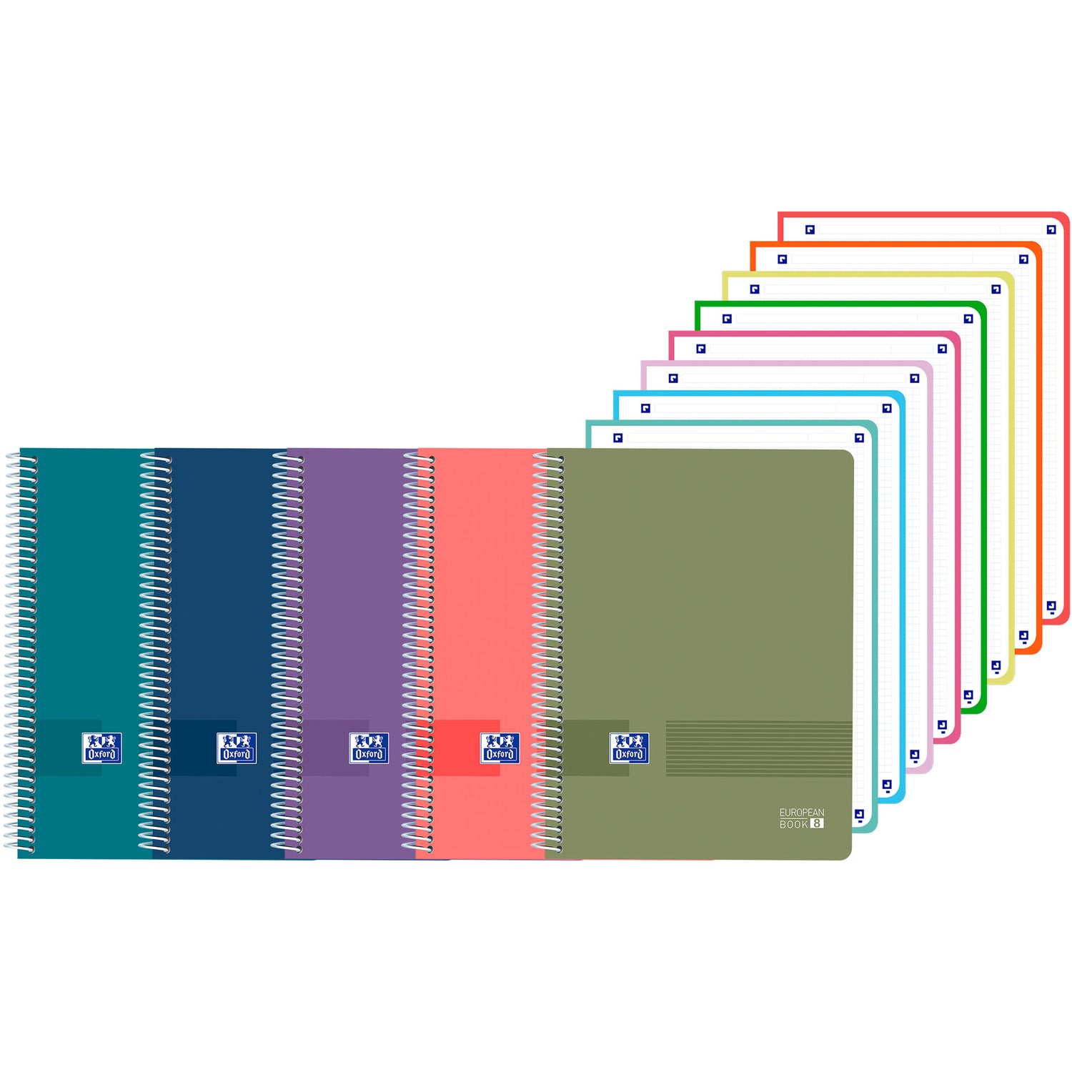 Caderno Espiral A4 Pautado Live & Go Vivos (várias cores)
