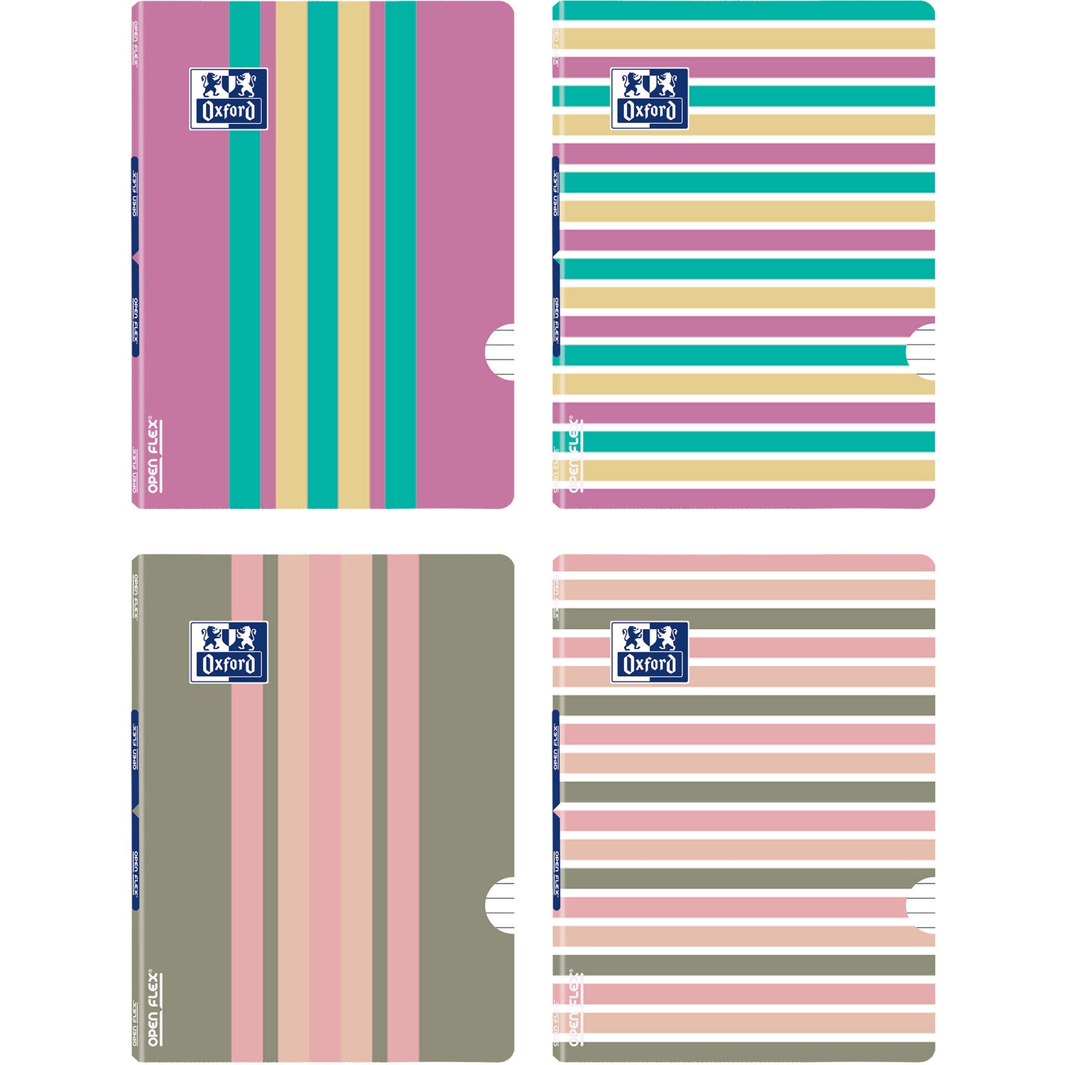 Caderno Agrafado A4 Pautado Openflex Color Block (várias cores)