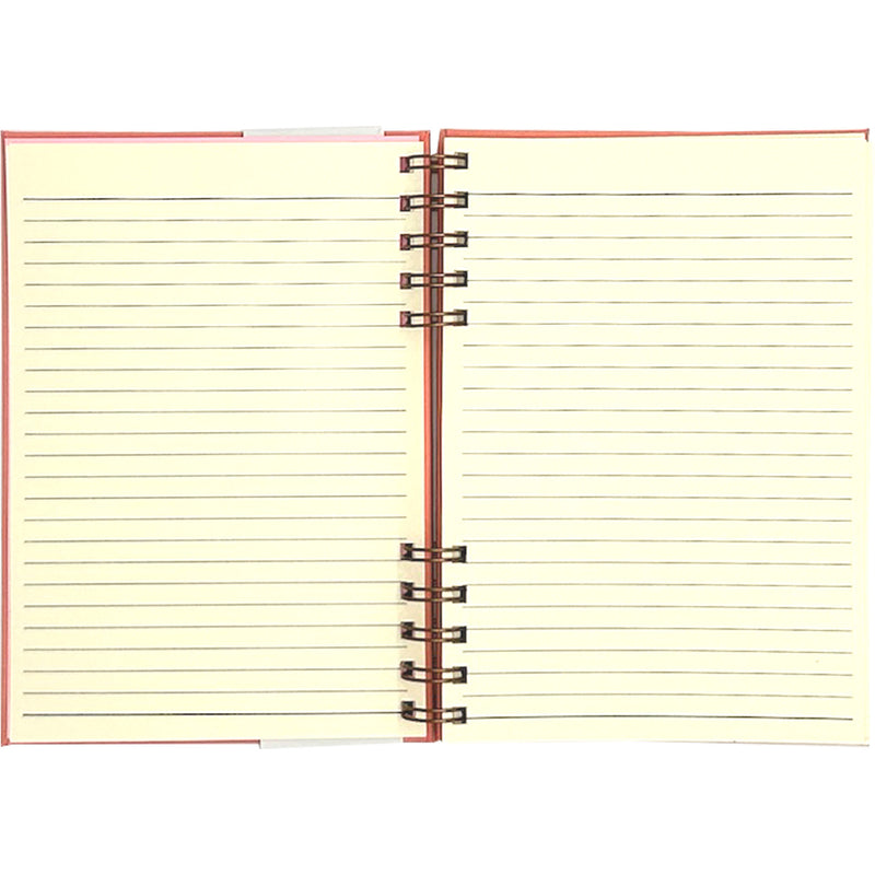 Caderno Espiral A5 Capa Dura Pautado Your Colour Peach Note!