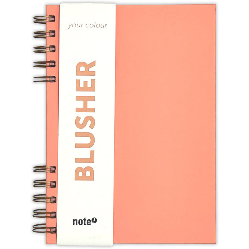 Caderno Espiral A5 Capa Dura Pautado Your Colour Peach Note!