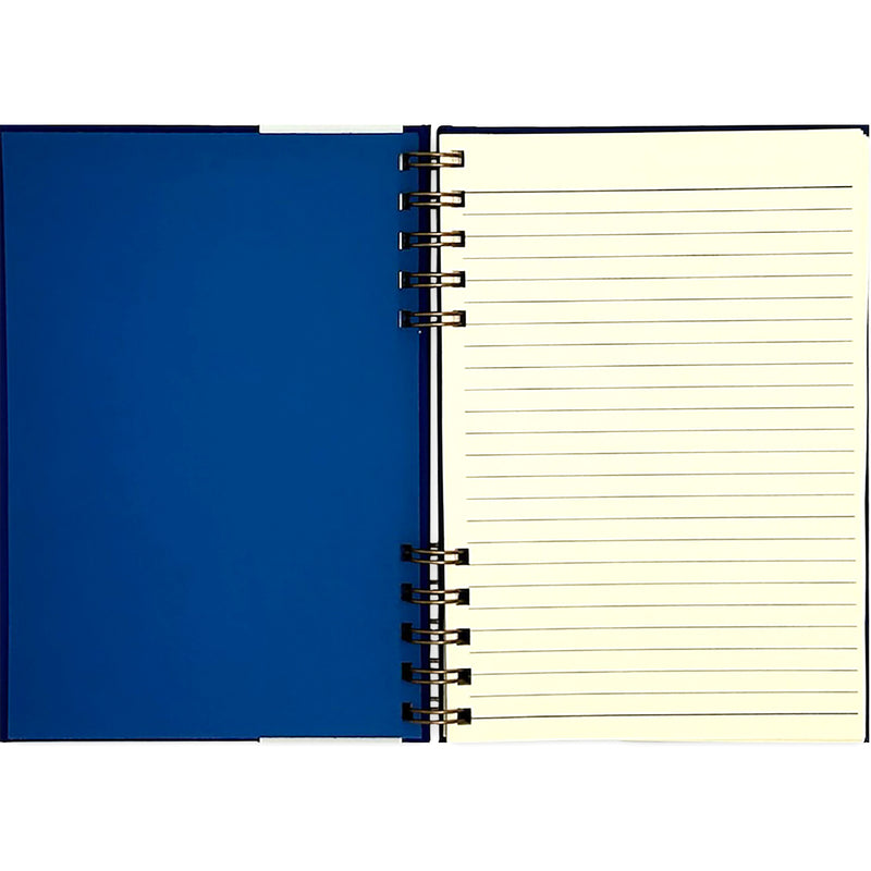 Caderno Espiral A5 Capa Dura Pautado Your Colour Azul Note!