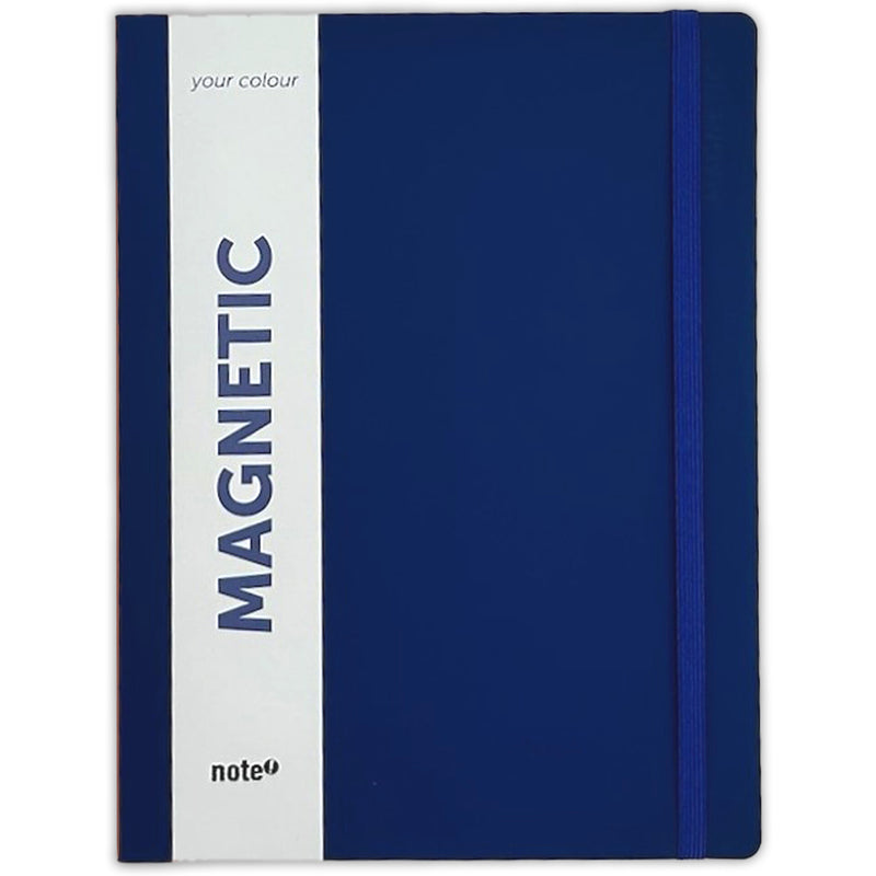 Caderno B5 Com Elástico Pautado 80 Folhas Your Colour Azul Note