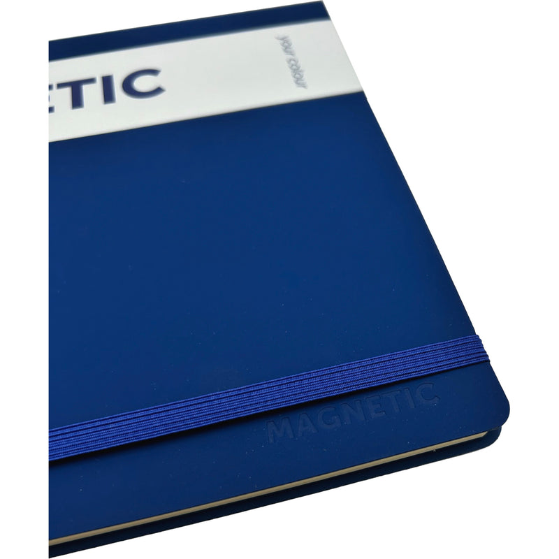 Caderno B5 Com Elástico Pautado 80 Folhas Your Colour Azul Note