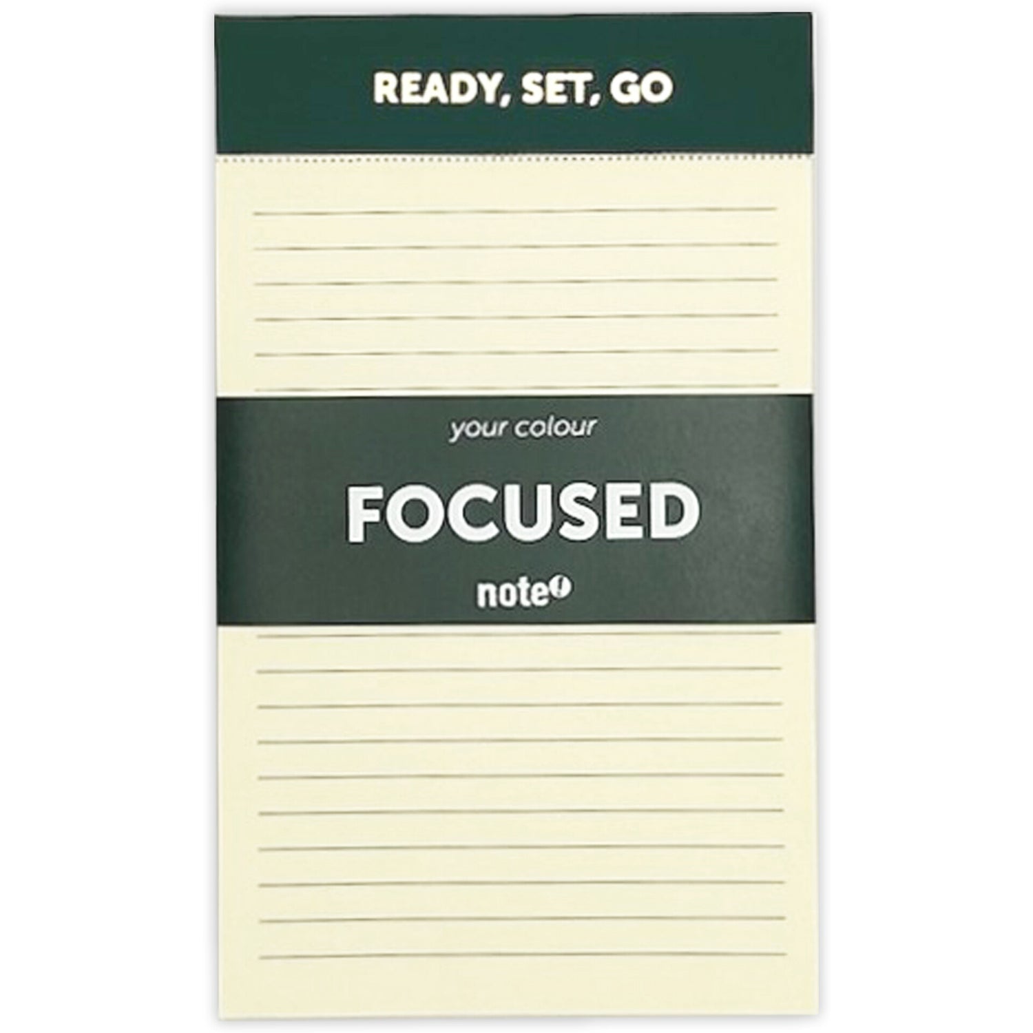 Bloco Notas Pautado 65 Folhas Your Colour Verde Note!