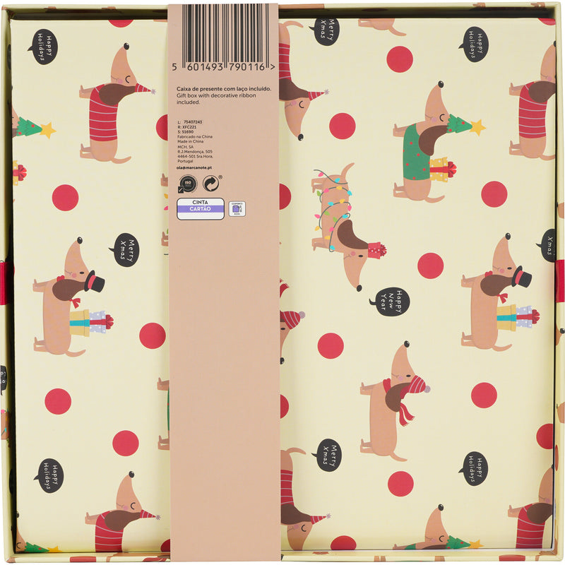 Caixa Flat Com Laço