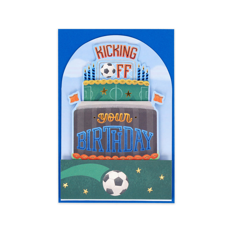 Cartão Pop-Up - Bolo De Aniversário